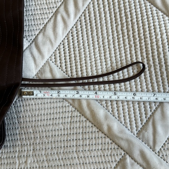 JS Collection from Nordstroms Brown Satin Dress Sz 6 - Picture 6 of 9